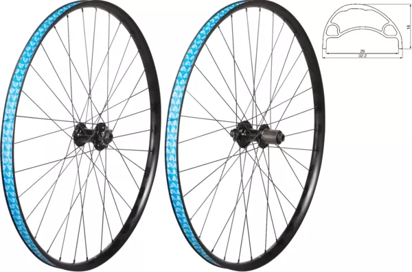 49°N MTB 29-inch Disc 6-Bolt/TA Rear