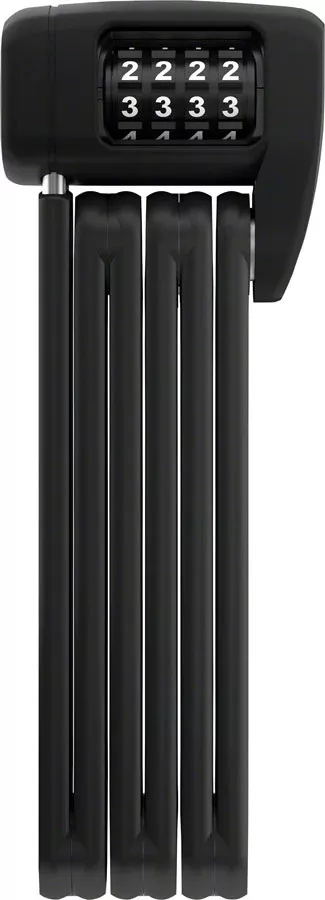 Abus BORDO Lite 6055C/85 Folding Lock – Combination, SH Bracket, 2.8′, 5mm, Black, Black