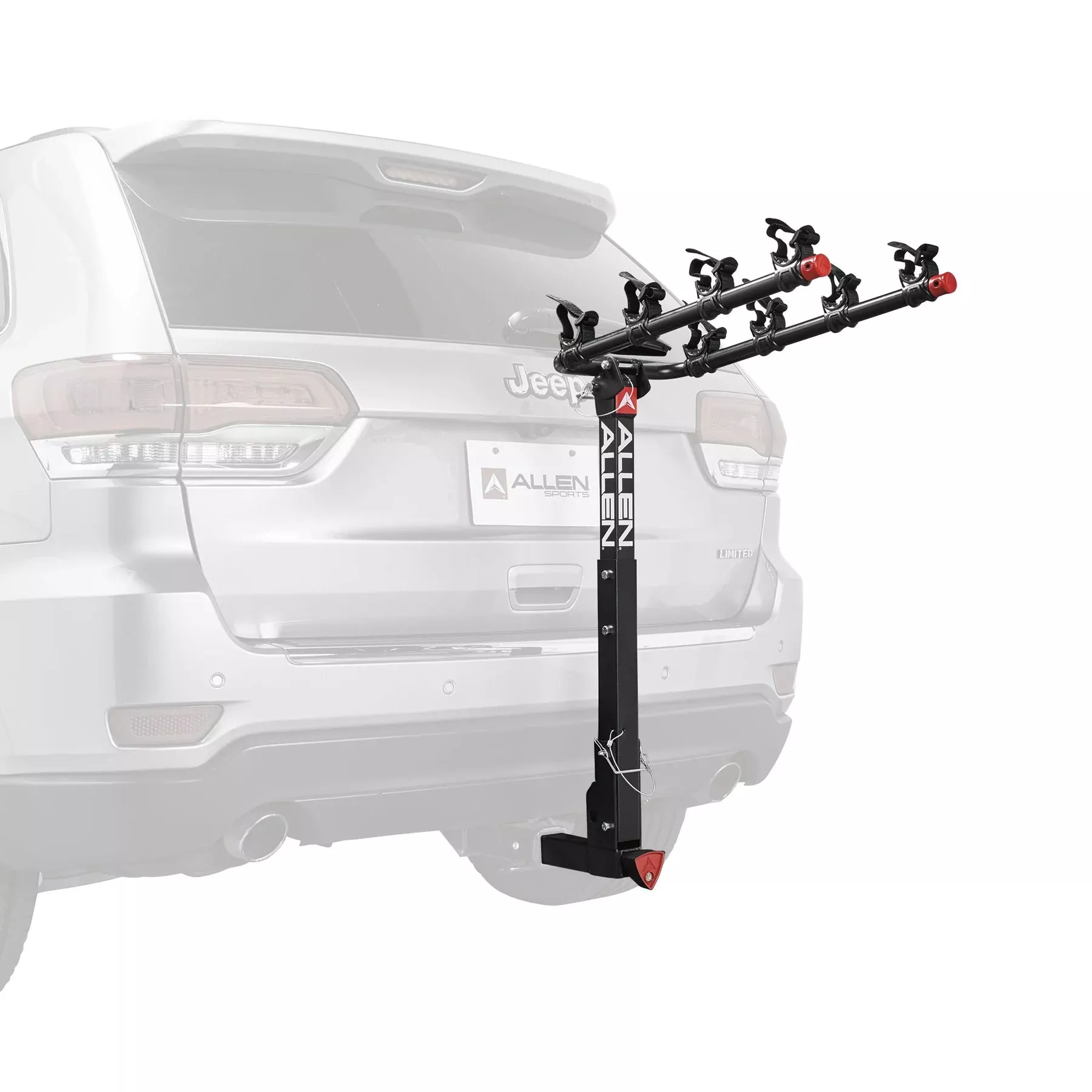 Allen Deluxe Quick-Release (542QR) Hitch Mount 4 Bike Car Rack