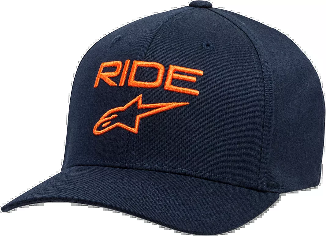 ALPINESTARS Ride 2.0 Hat - Navy/Orange - Small/Medium 1019811147032SM