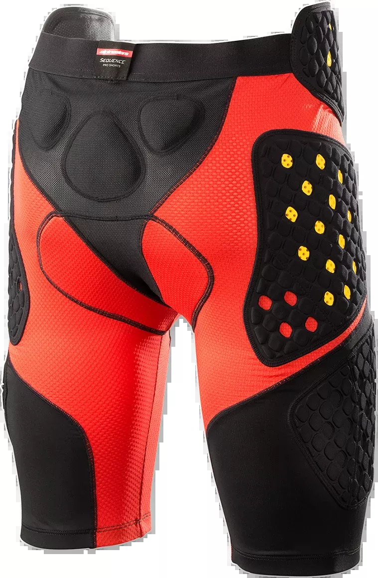 ALPINESTARS Sequence Pro Shorts - Black/Red - Small 6507718-13-S
