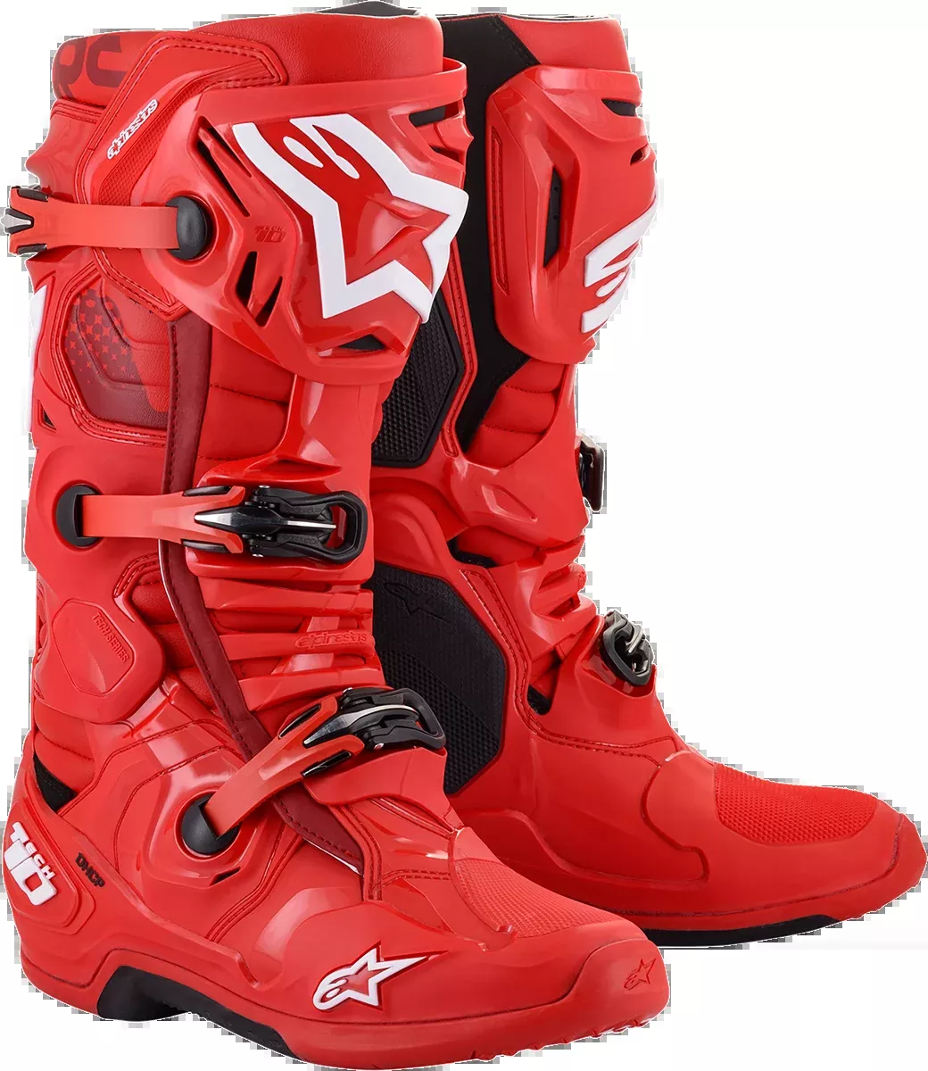 ALPINESTARS Tech 10 Boots - Red - US 14 2010020-30-14