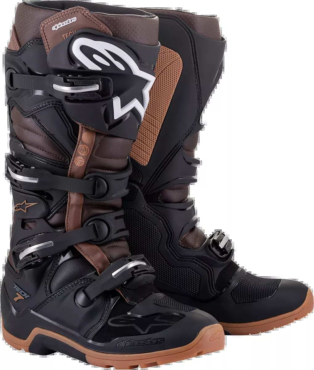 ALPINESTARS Tech 7 Boots - Black/Brown - US 11 2012114-1089-11
