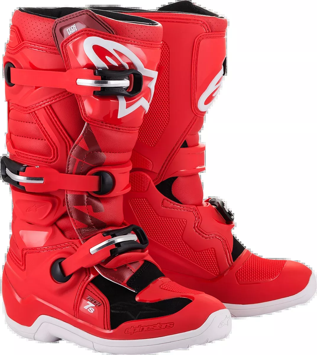 ALPINESTARS Tech 7S Boots - Red - US 5 2015017-30-5