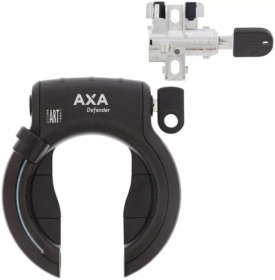 AXA Defender Ring Lock w/Bosch Battery Pack Lock – Tube Style