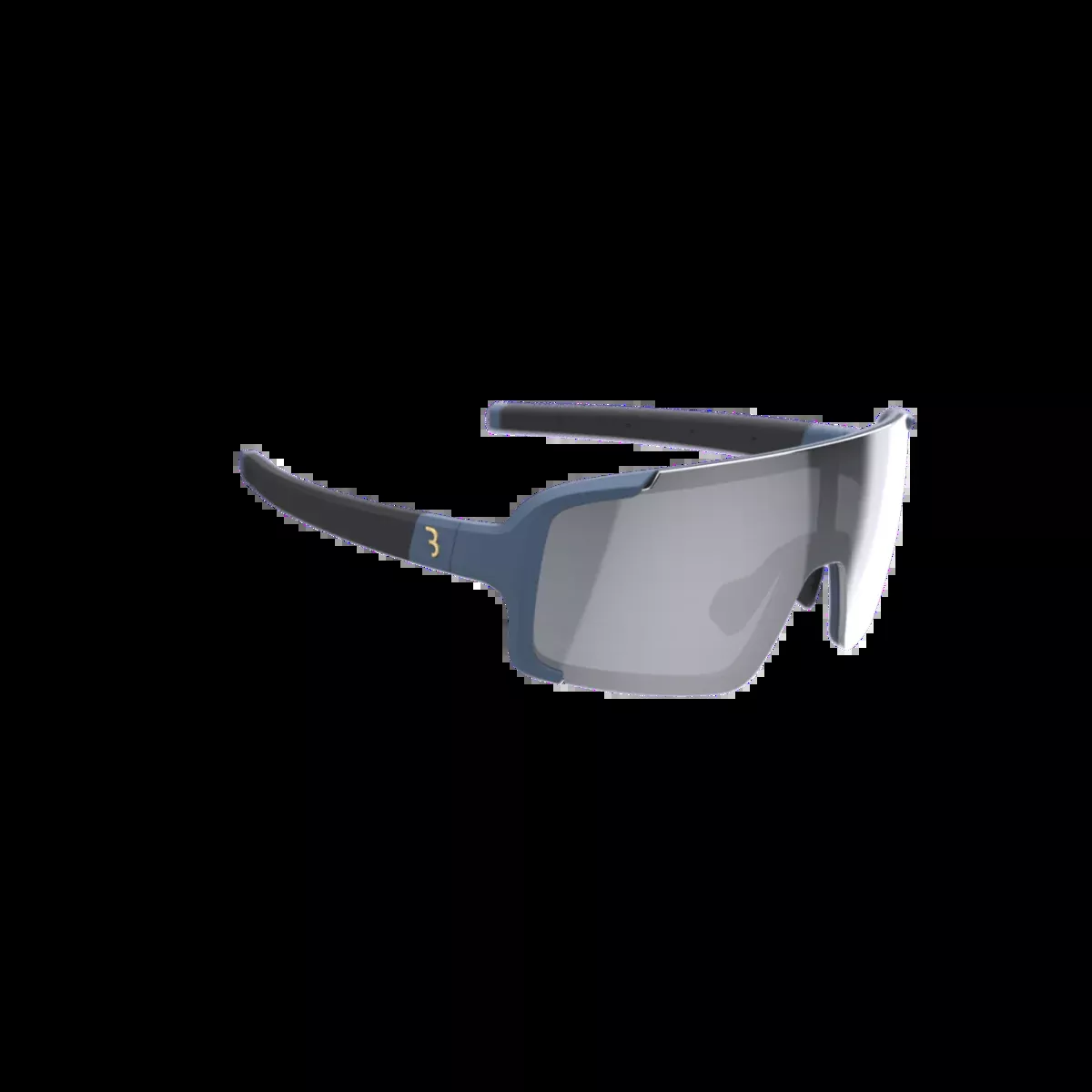 BBB Chester Sunglasses Blue with Silver Mirror Lens
