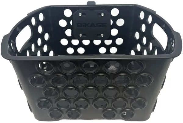BiKASE Ebike Front Basket With Rhino Handle Bar Bracket