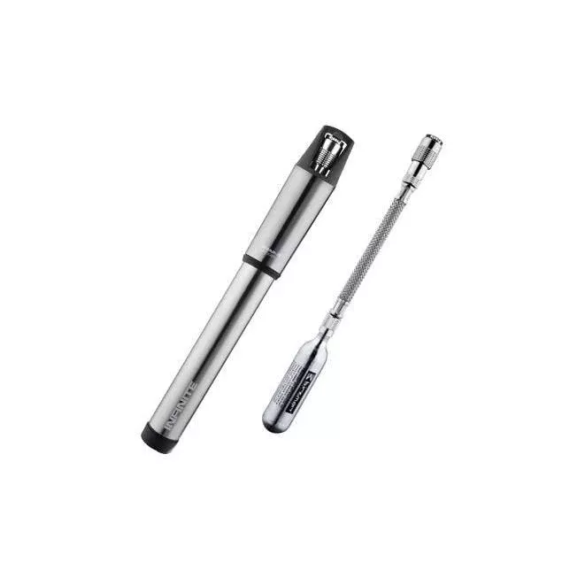 Birzman Infinite Apogee MTB with Co2 Snap-It Apogee (Grey) Pump 25g