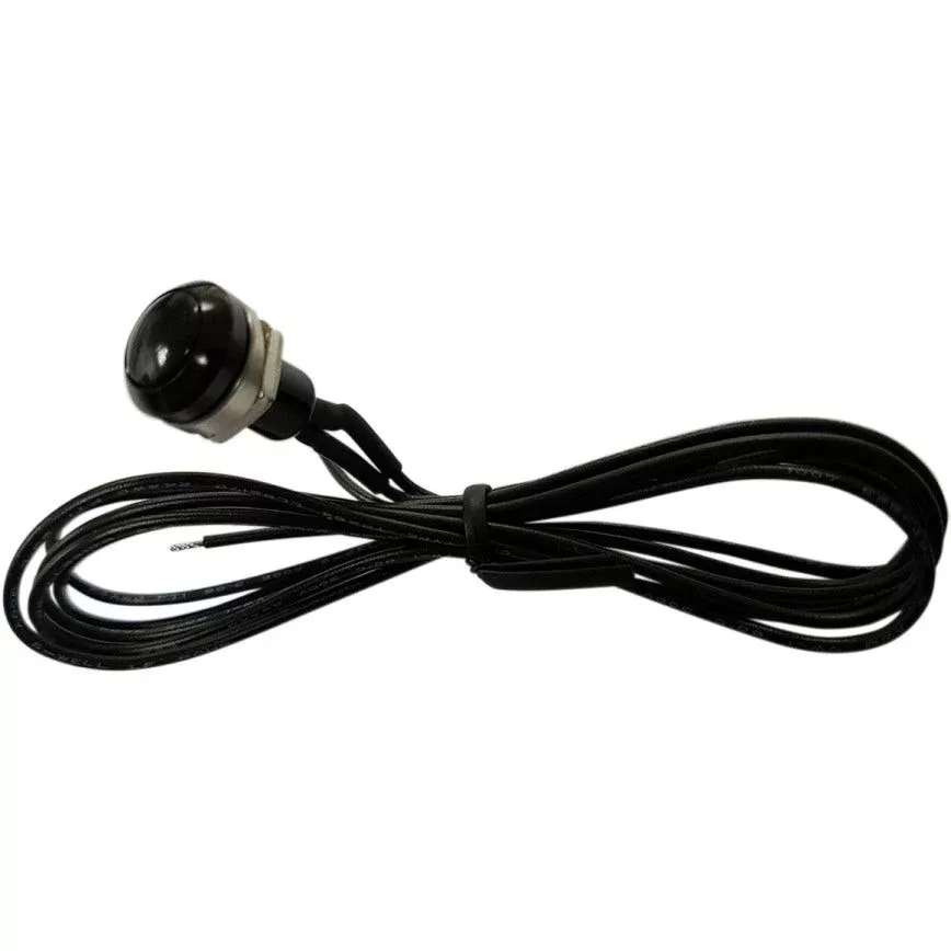 Black Momentary Switch Mini Custom Button for Horn Signal or Harley Starter Switch