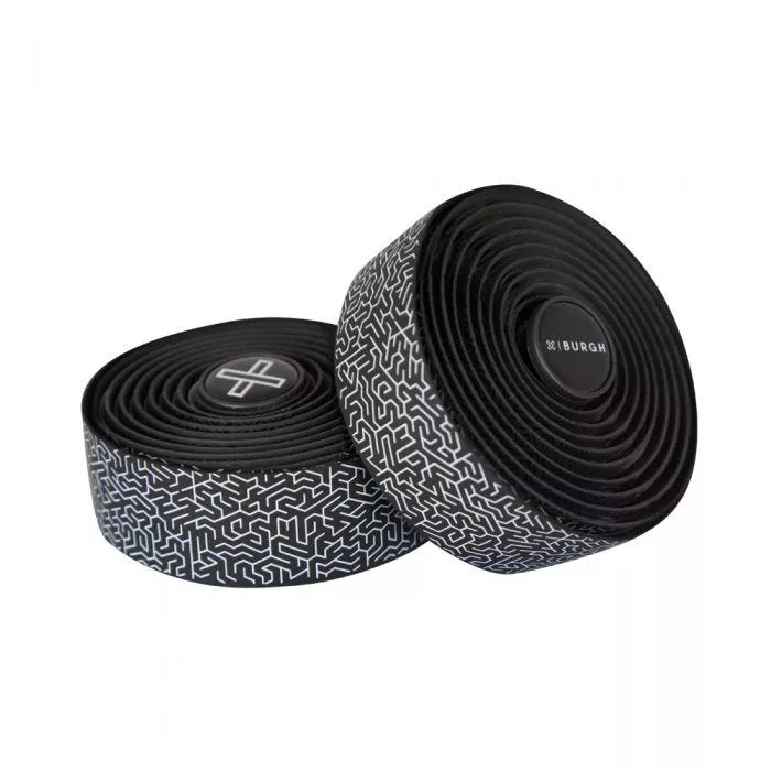 Burgh Matter White Bar Tape Black 2.5mm