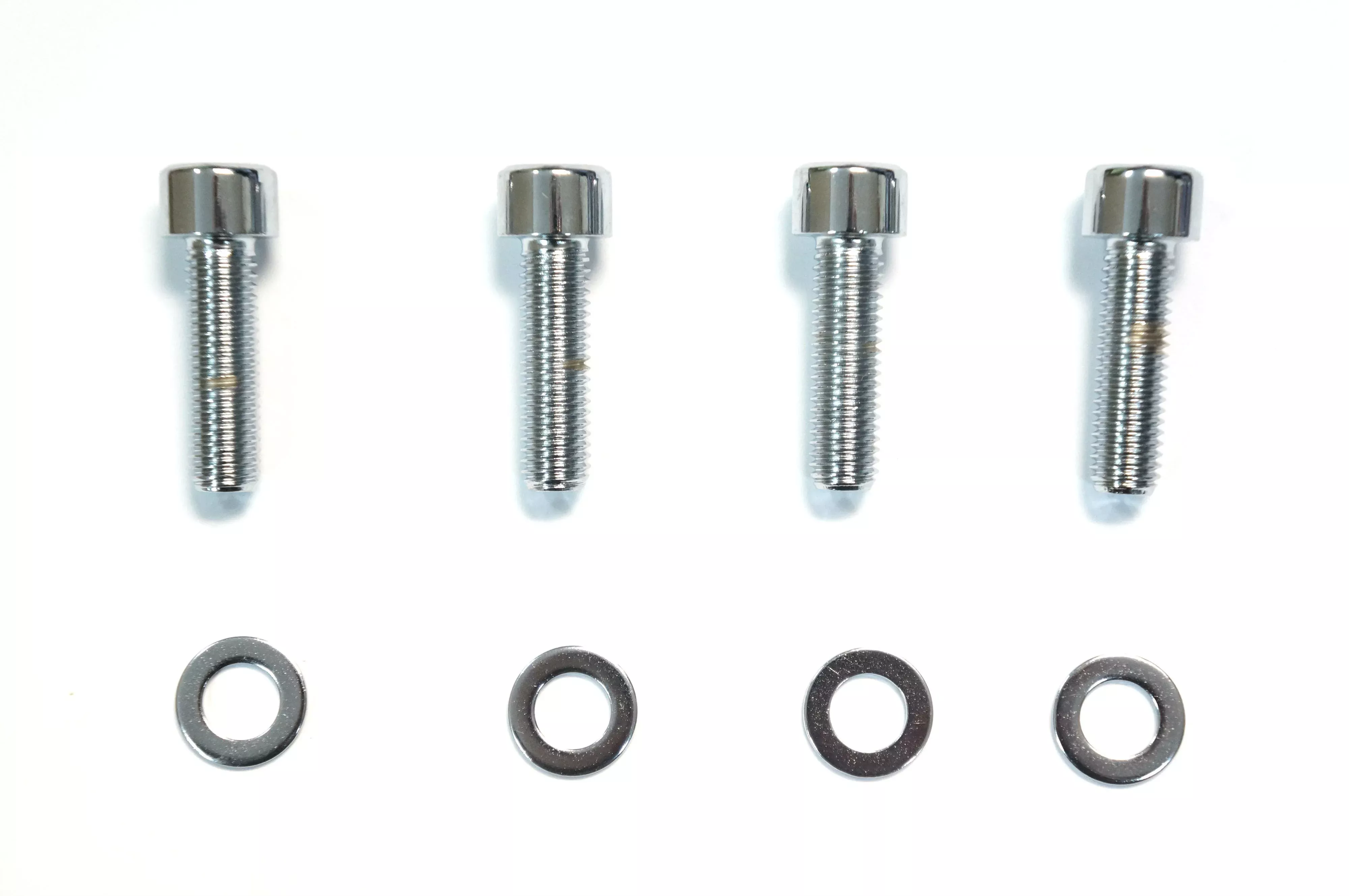 Chrome Front Caliper Mounting Hardware Bolt Kit 08-17 Dual Disc Touring