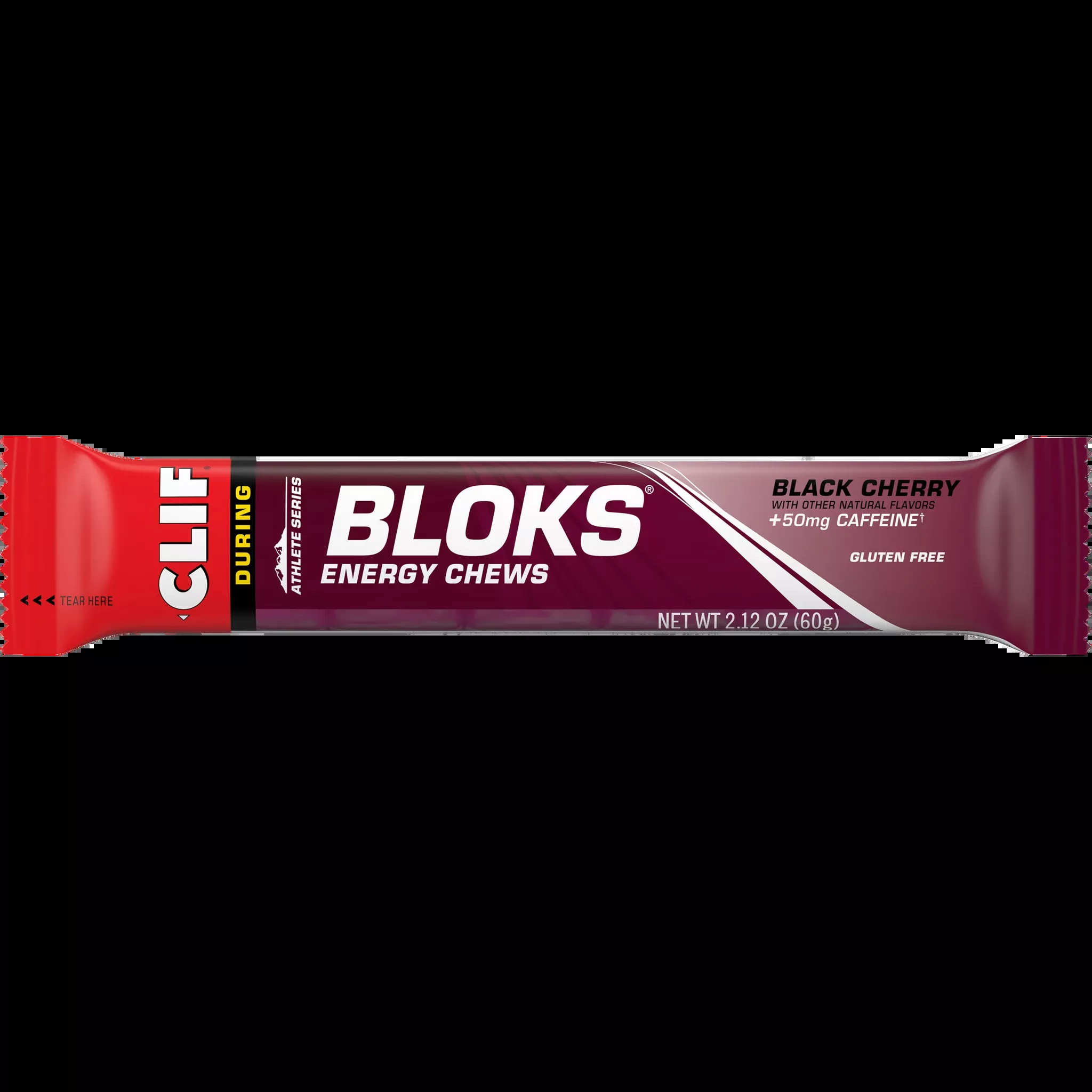 CLIF Bloks Energy Chews 60g Black Cherry (+50mg Caffeine)