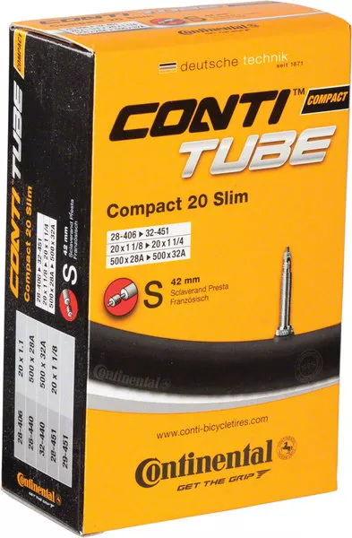 Continental Tube 20-inch Presta Valve