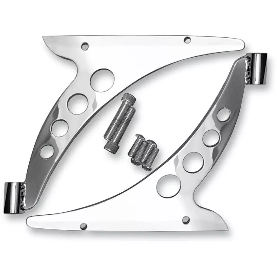 Covingtons Customs Chrome Fairing Support Engine Guard Eliminator FLTR 15-19