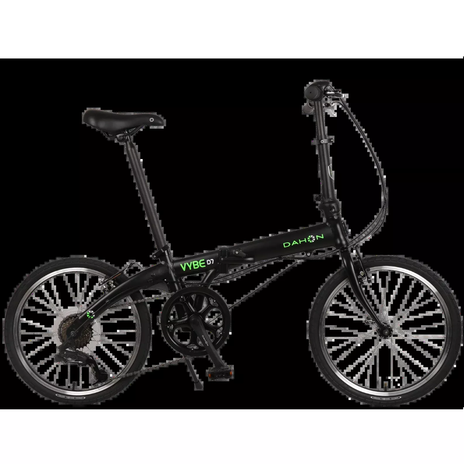 Dahon Vybe D7 Folding Bike Black/Green
