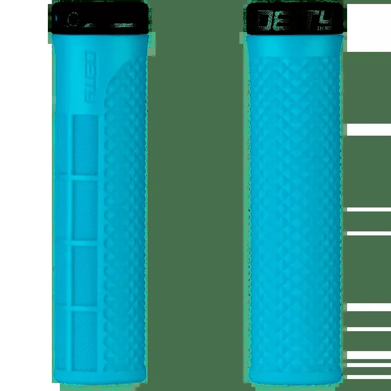 Deity Lockjaw Grips Turquoise