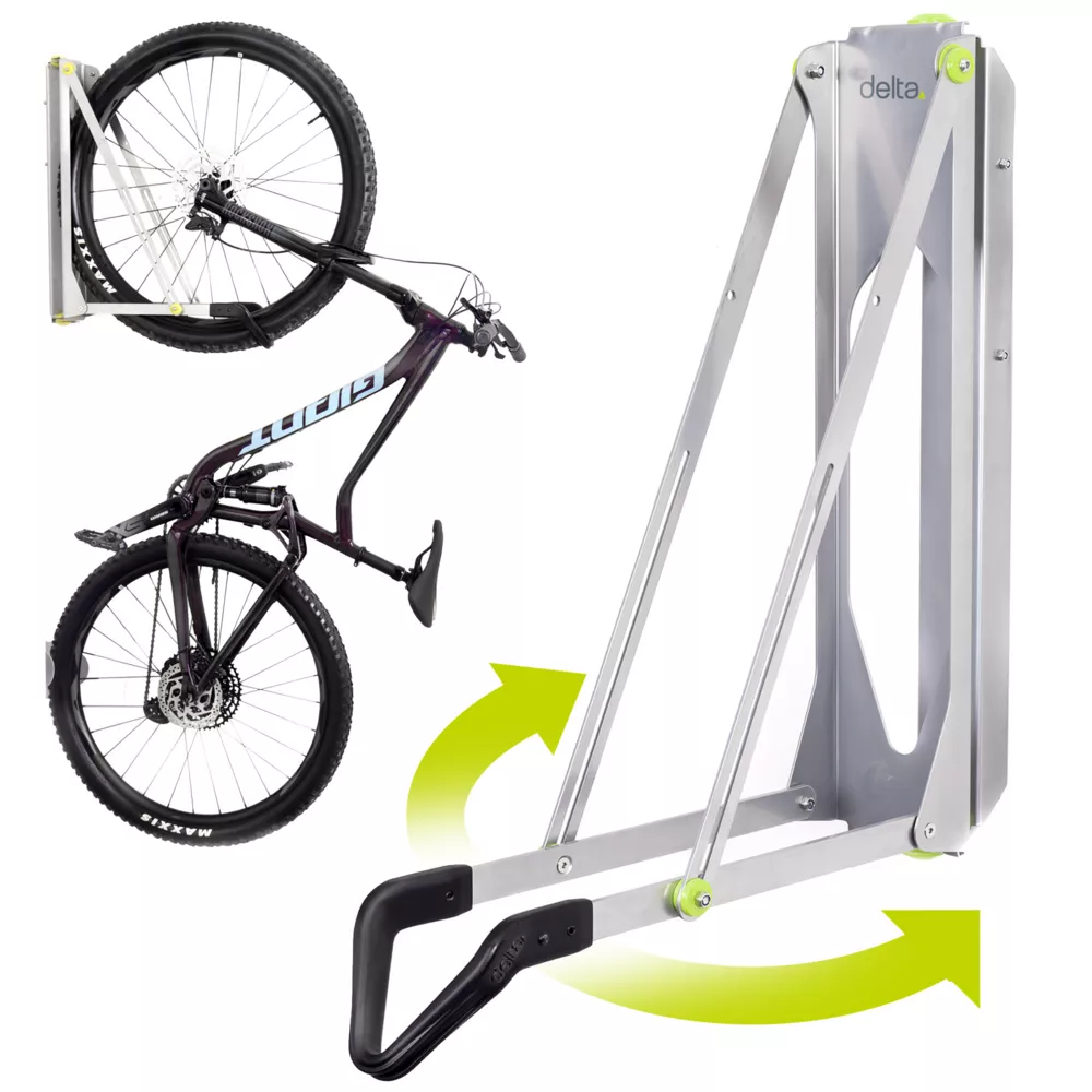 Delta Pivot Wall Mounted Bike Storage Rack- 1-Bike