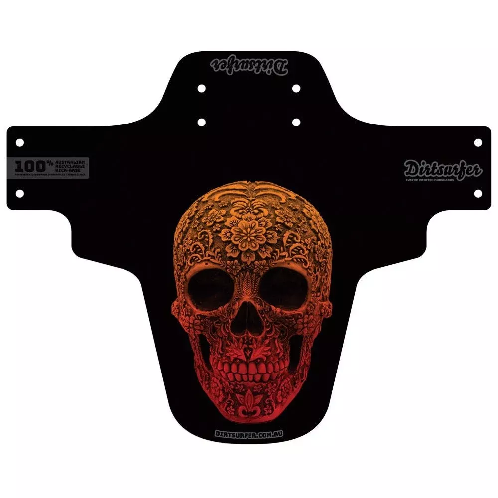 Dirtsurfer Mudguard Carved Skull