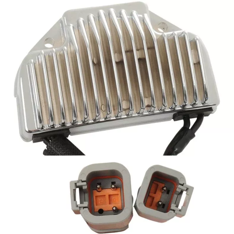 Drag Premium Solid State Chrome Voltage Regulator Harley 06-07 Dyna Rep 74631-06
