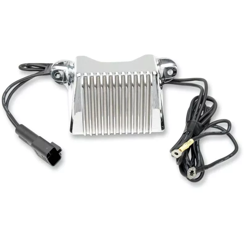 Drag Premium Solid State Chrome Voltage Regulator Harley FLH 97-01 Repl 74505-97