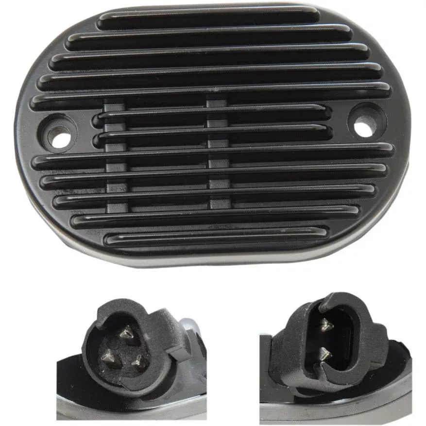 Drag Solid State Black Voltage Regulator Harley 08-10 Softail FXST FLST FXCW