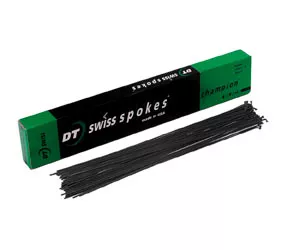 DT Swiss Champion 14g Black Spokes