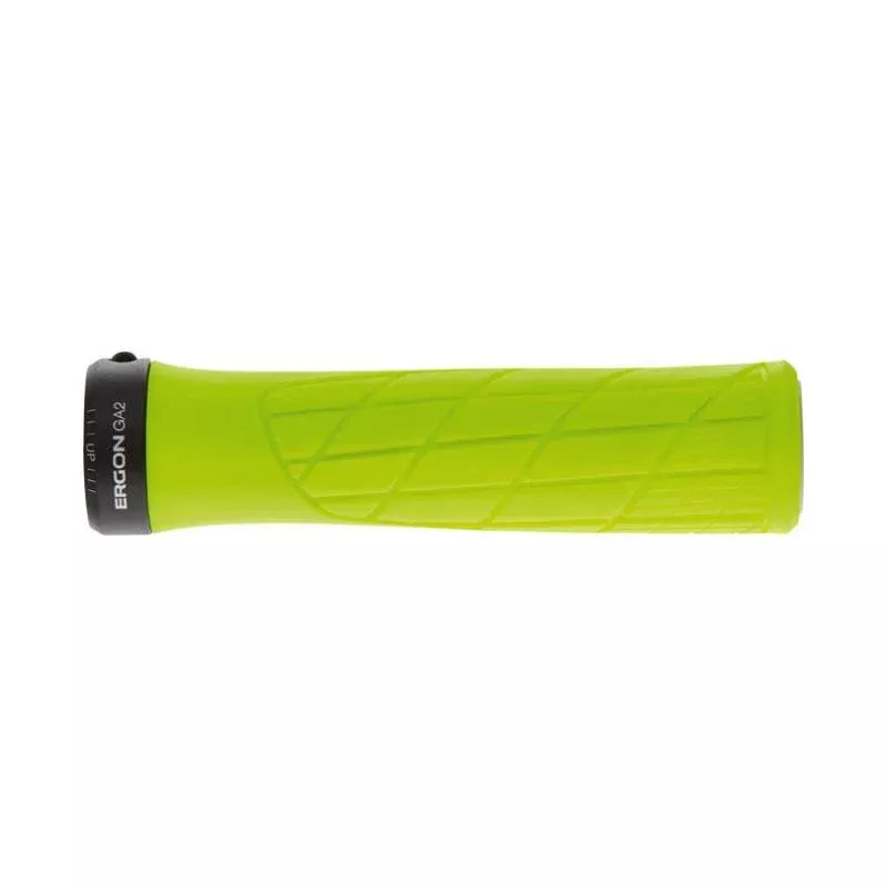 Ergon GA2 Lock On Single Bolt Grips Laser Lemon