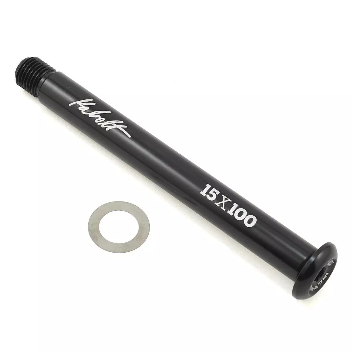 Fox KABOLT Front Thru Axle 15x100mm 100mm Ano Black