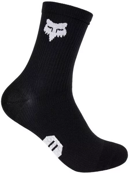 Fox Racing 6" Ranger Sock Prepack Black '24