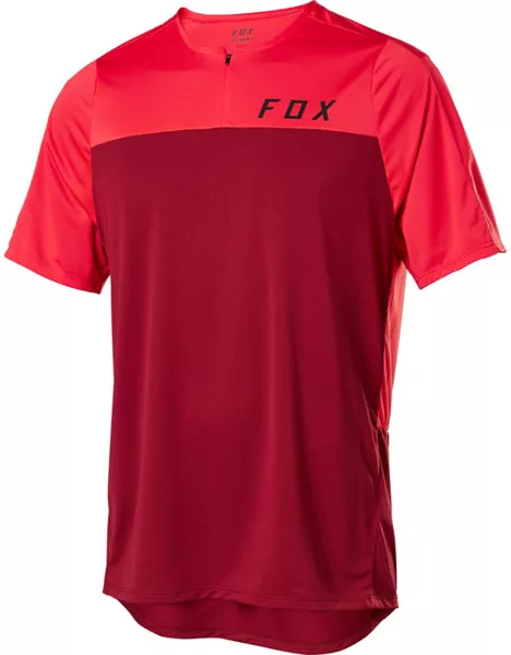 Fox Racing Flexair Zip Short Sleeve Jersey