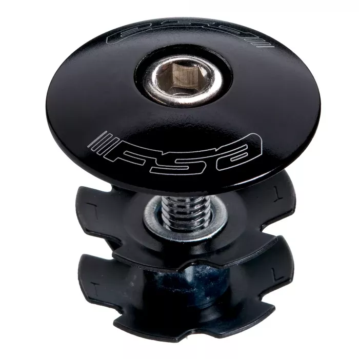 FSA TH-874-1 Flat Star Nut 1-1/8'' Black