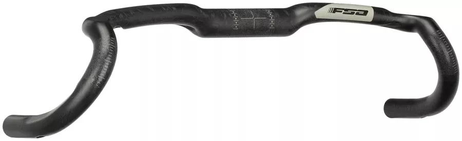 Full Speed Ahead K-Force AGX Drop Handlebar, 31.8mm Clamp Diameter, 440mm Width,Gravel Geometry, Loop Design – Carbon