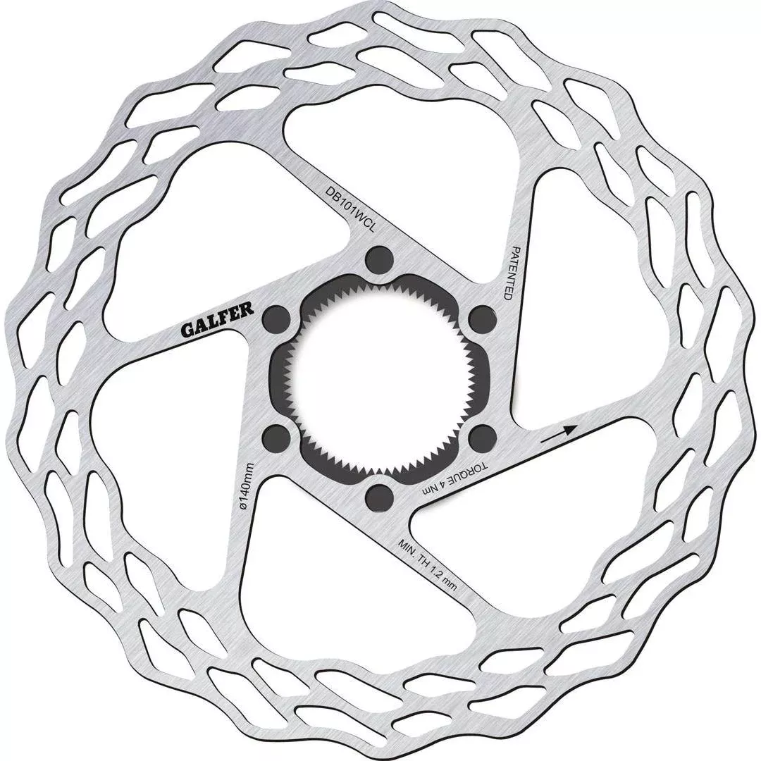 Galfer Road Wave Disc Brake Rotor Centre Lock 160mm