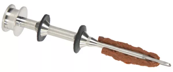 Garrett Dynamics ERM Axle Tire Plug Tool, Silver w/5x Bacon Strips