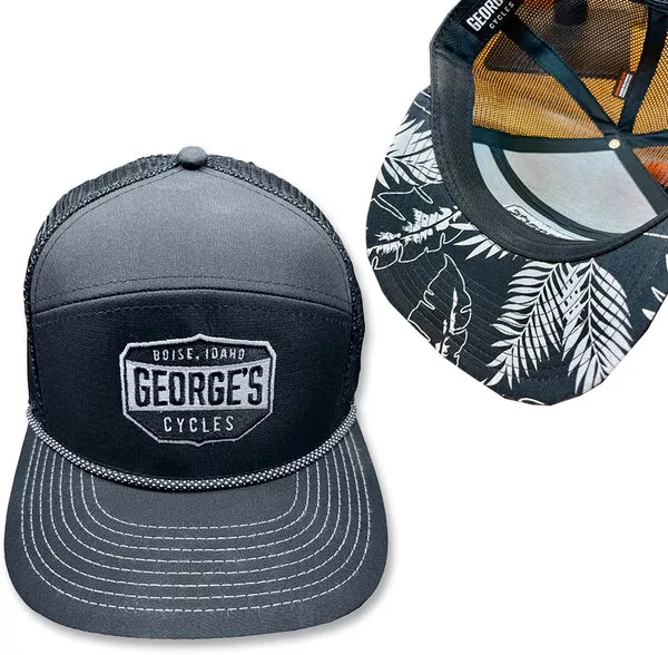 George’s Cycles Custom Tropical Bill Trucker Hat