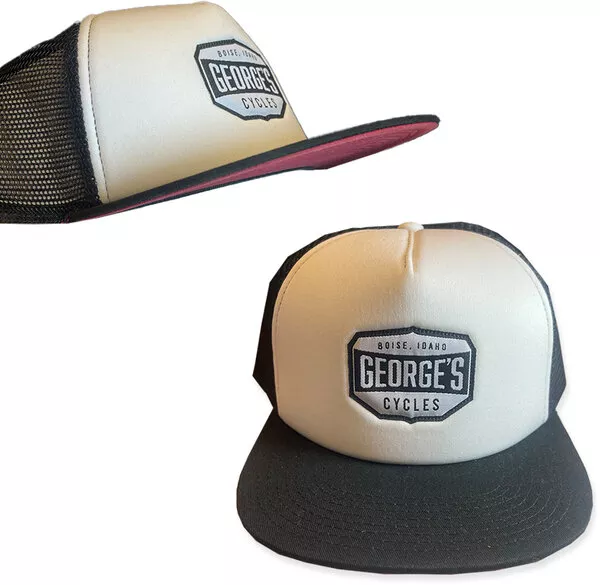 George's Cycles George's Custom Adjustable Foam Trucker Mesh Cap