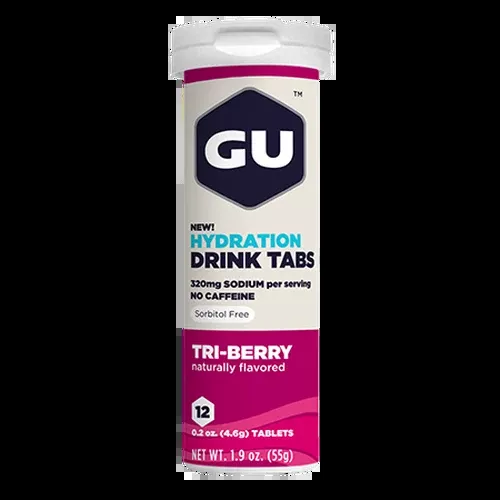 GU Tri Berry Hydration Tablets 56g
