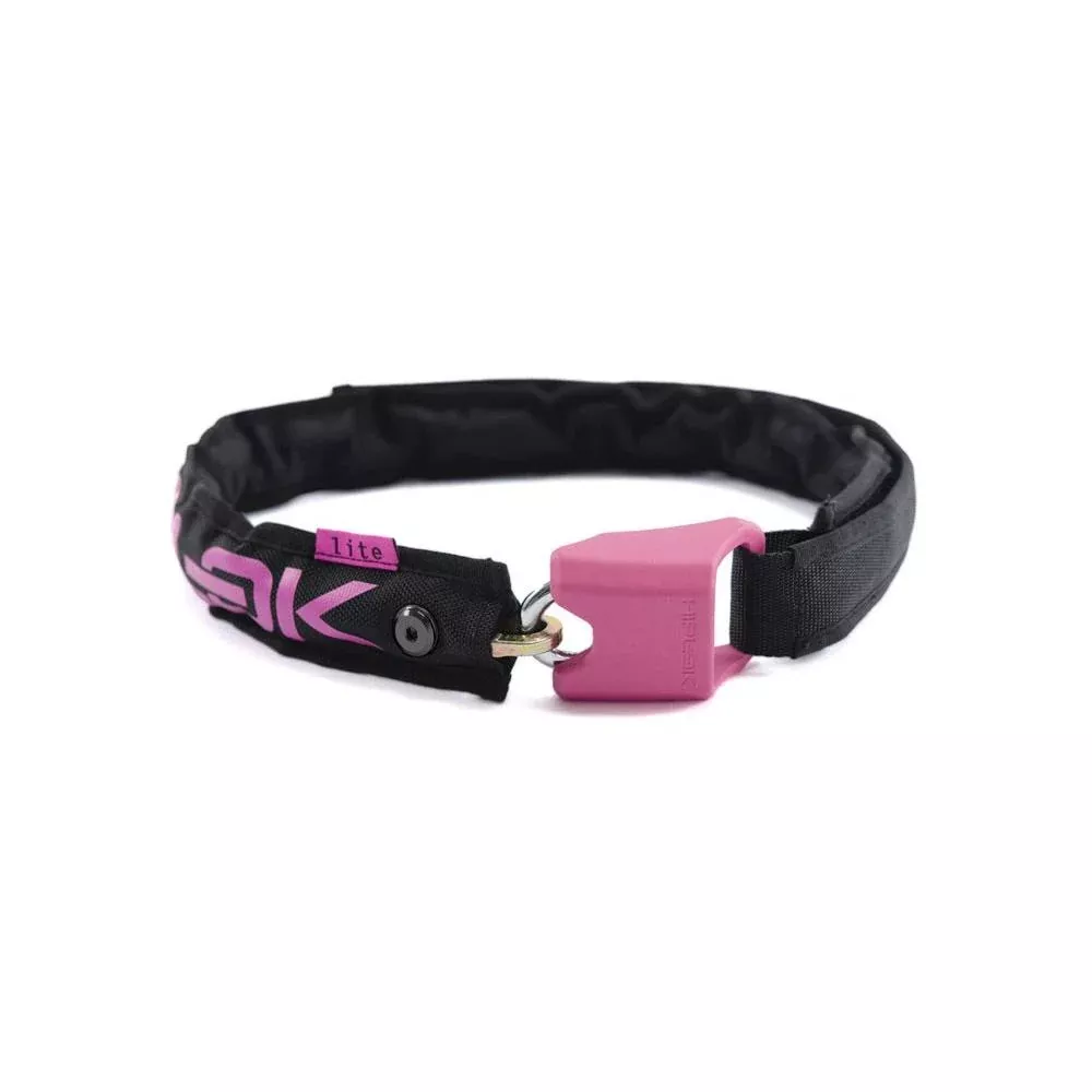 Hiplok LITE Wearable Key Chain Lock 75cm Black/Pink