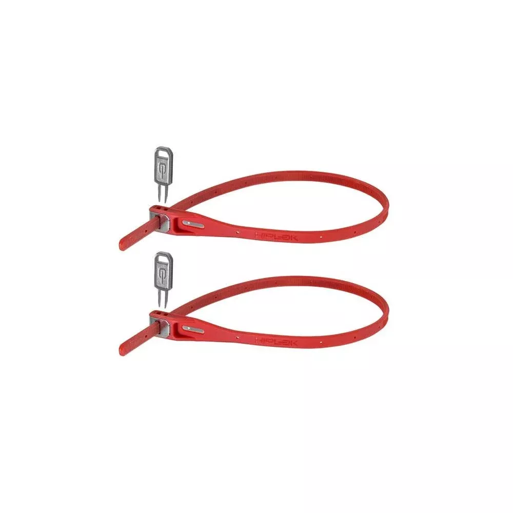 Hiplok Z LOK Key Lock Twin Pack Red