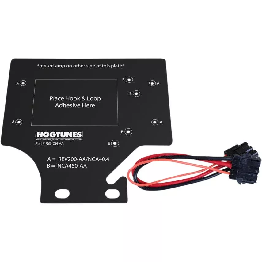 Hogtunes Adapter Mount for Harley Road Glide 98-13 Using 200 Watt Amp Kit