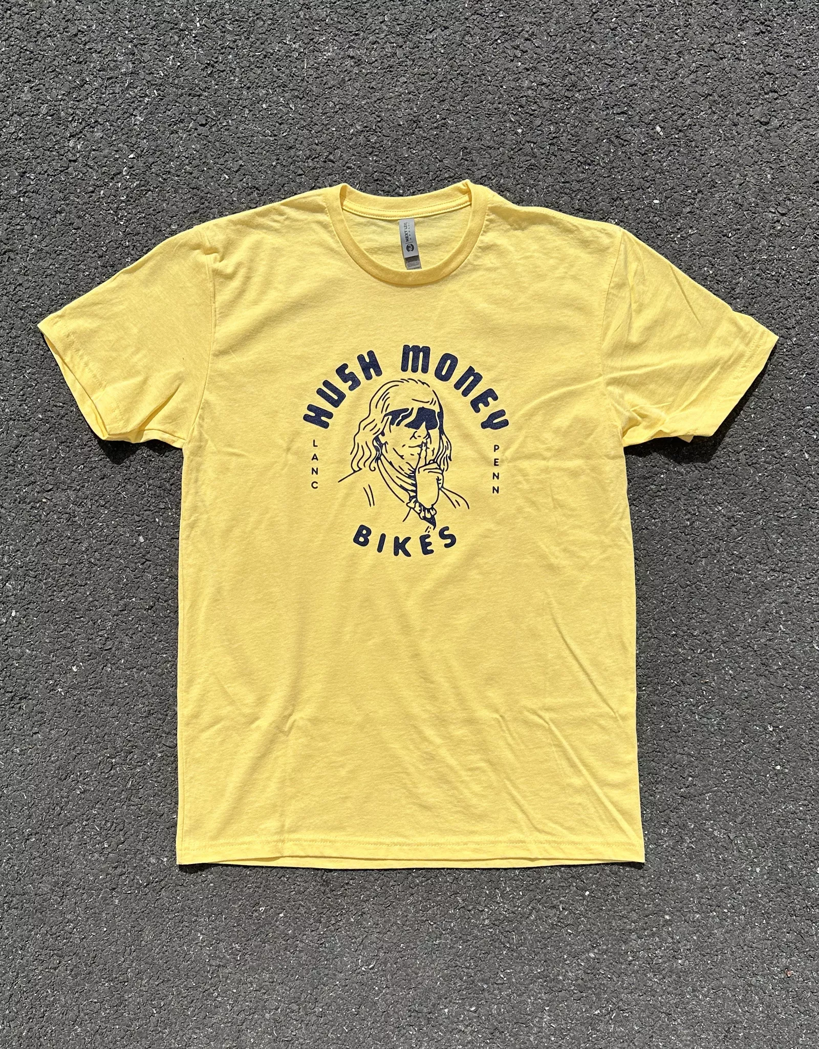 Hush Money Bikes Ben Cranklin T-Shirt Banana Cream Pie