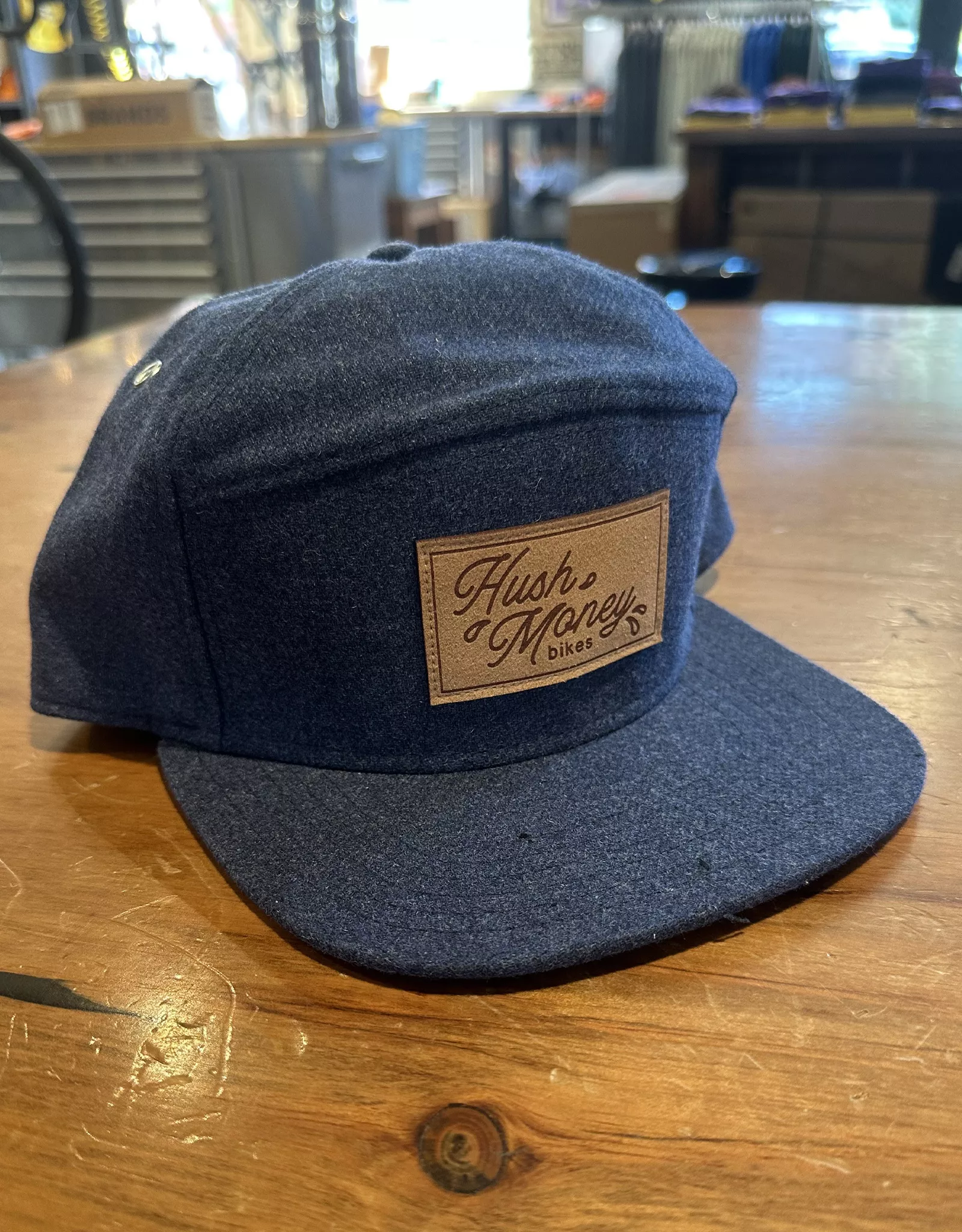 Hush Money Bikes x Locale Raster Flatbrim Navy