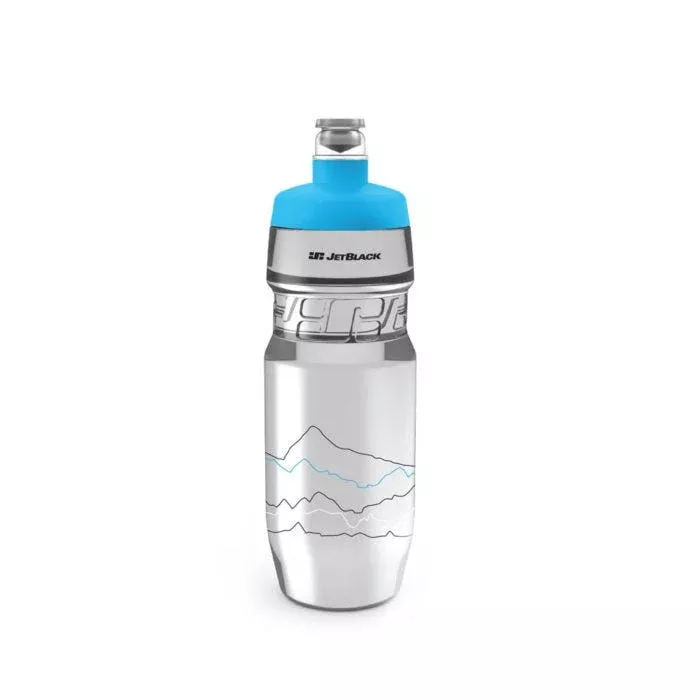 JetBlack Icon Bottle Clear Cyan 710mL