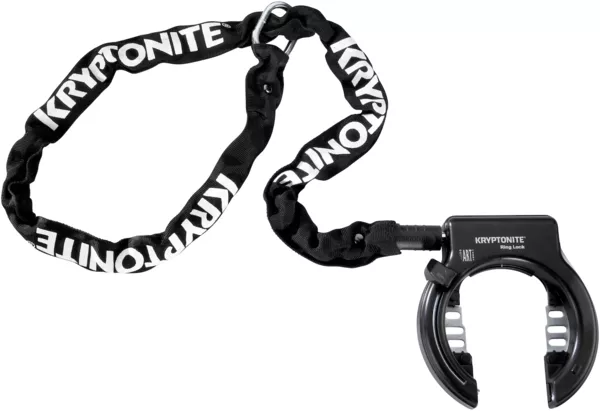 Kryptonite Ring Lock (Non-Key Retaining) w/5.5mm Plug-In Chain Set