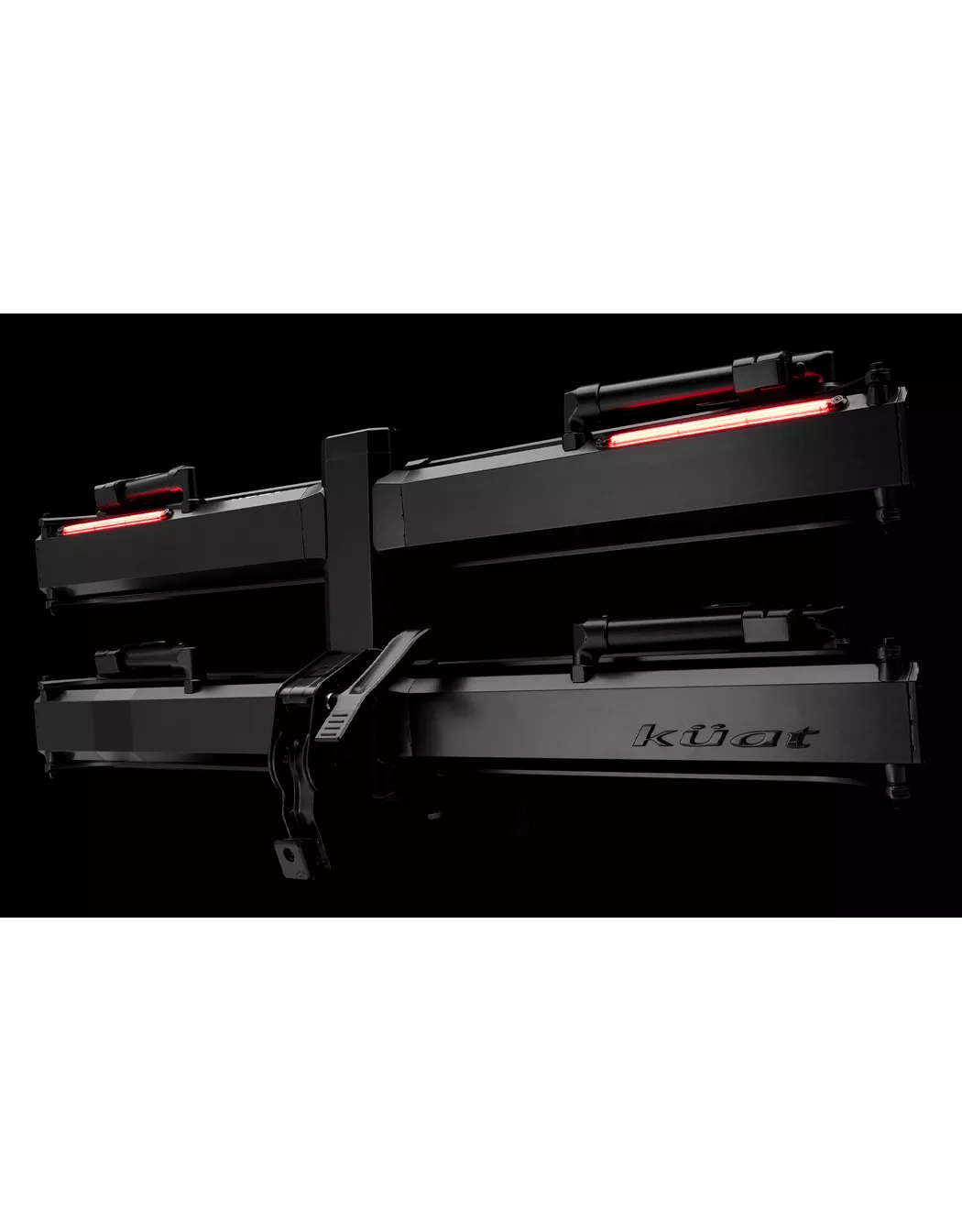 Kuat Piston Pro X LED Dual Ratchet Platform Rack, 2″ Receiver, Galaxy Grey