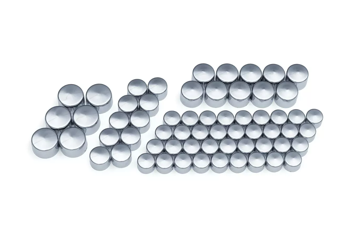 Kuryakyn 2464 Kool Kaps Chrome Bolt Covers Caps Engine Kit M8 Eight FLH & Softail