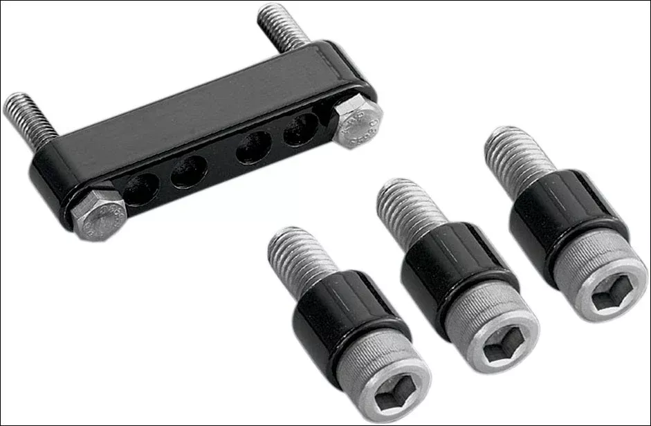 Kuryakyn 450 Driver Floor Board Extension Spacers Harley Touring 92-08