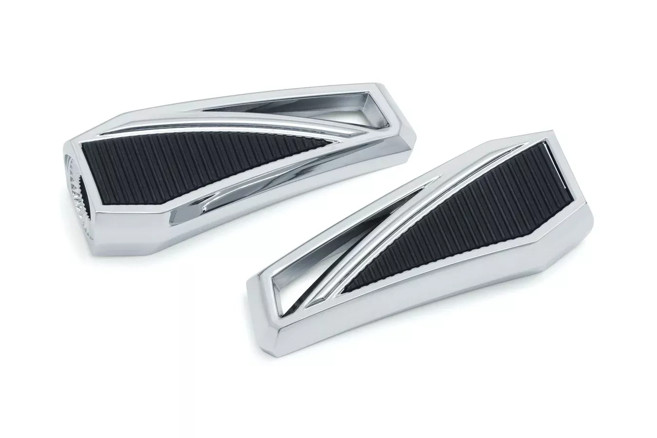 Kuryakyn 5760 Chrome Phantom Footpegs without Adapters Harley OEM Stock Mounts