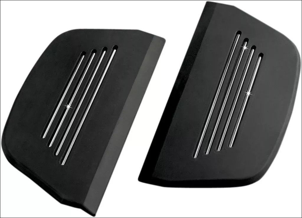 Kuryakyn 7554 Premium Inserts Harley-Davidson D-Shaped Passenger Boards