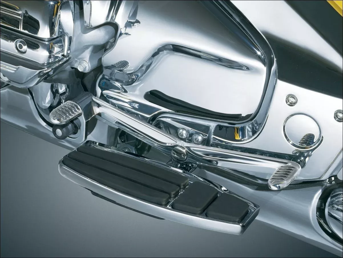 Kuryakyn Chrome Driver Floorboard Kit for Honda Goldwing